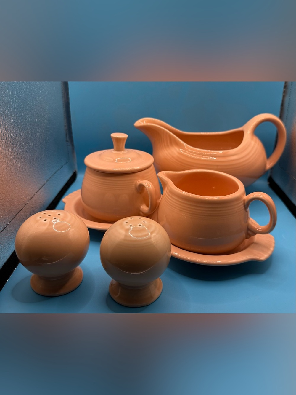 Fiestaware Apricot set